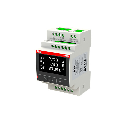 abb smart buildings Multi-mätare abb d1m 3f 400v5a kl0,5 din modbus tcp