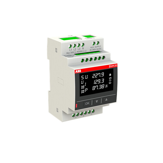 abb smart buildings Multi-mätare abb d1m 3f 400v5a kl0,5 din modbus tcp