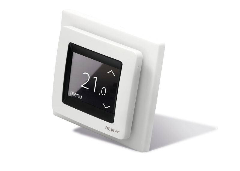 devi by danfoss Devireg touch termostat med designramme