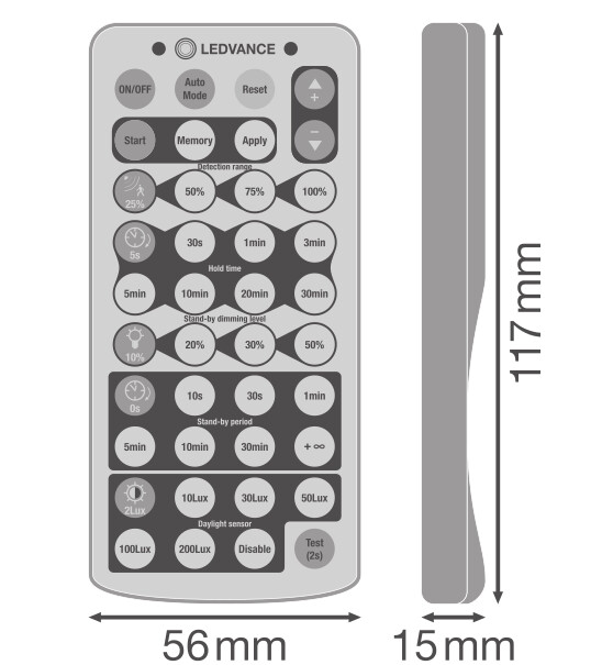 ledvance Elektriska tillbehör hb sensor remote 87w - 190w