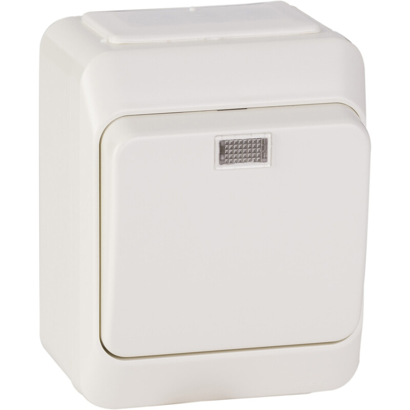 schneider electric Artic ip44 kapslat 1t-vipp-tryckknapp glimlam