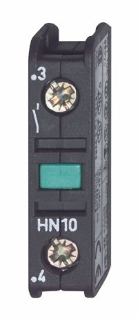 benedict Auxiliary contact k3-hn10 1no 3a ac15 green