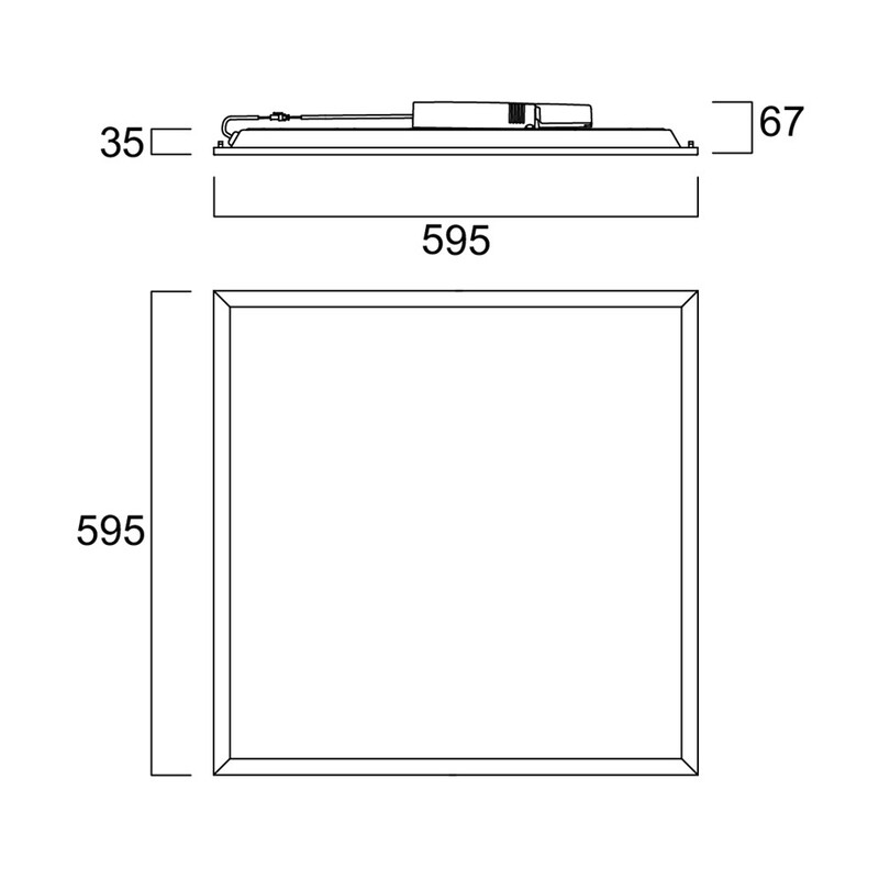 sylvania Moduulivalaisin quantum ip54 600 28w 3200–4300lm 830