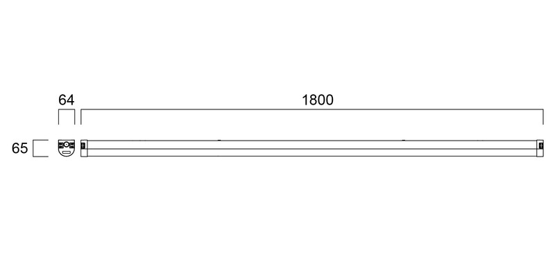 sylvania Universal armatur start batten start batten 1800 5000/9000lm