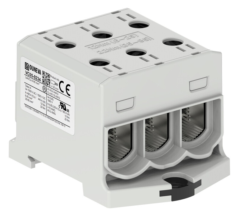 HARGNEMISKLEMM 3 x AL/CU 6-95 HALL
