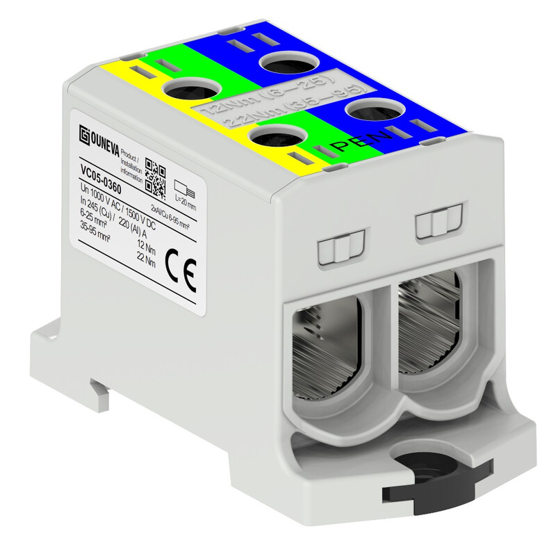 HARGNEMISKLEMM 2 x AL/CU 6-95 PEN