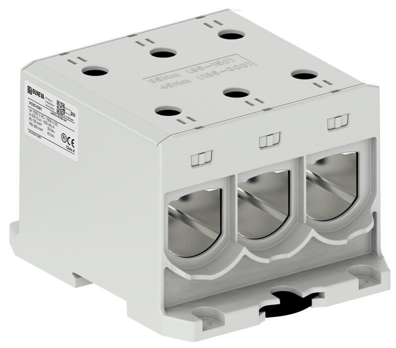 HARGNEMISKLEMM 3 x AL/CU 95-300 HALL