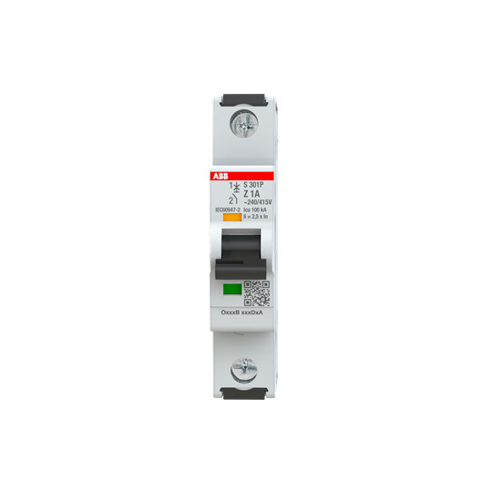 abb smart buildings Circuit breaker s300p 1-pole z-char. 1a