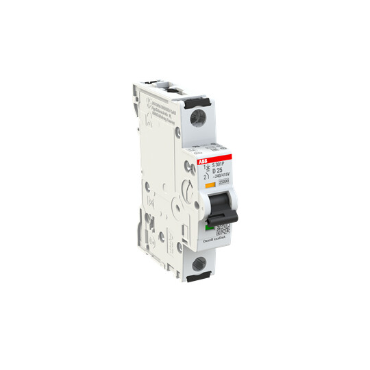 abb smart buildings Circuit breaker s300p 1-pole d-char. 25a
