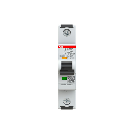 abb smart buildings Circuit breaker s300p 1-pole z-char. 20a