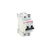 abb smart buildings Circuit breaker s300p 2-pole 1+n d-char. 2a