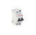 abb smart buildings Circuit breaker s300p 2-pole 1+n d-char. 3a