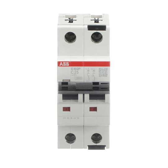 abb smart buildings Dvärgbrytare s300p 2-polig c-karakt.  25a