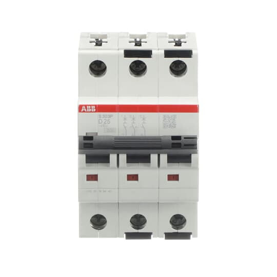 abb smart buildings Circuit breaker s300p 3-pole d-char. 25a