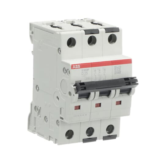 abb smart buildings Circuit breaker s300p 3-pole d-char. 25a