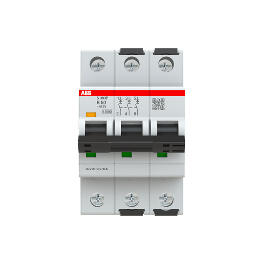 abb smart buildings Circuit breaker s300p 3-pole b-char. 50a