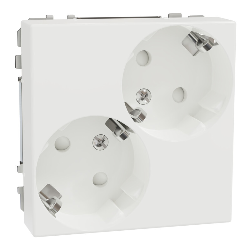 SOCKET-OUTLET EXXACT 2S/16A/IP21 DIAG CLAMP WHI 50