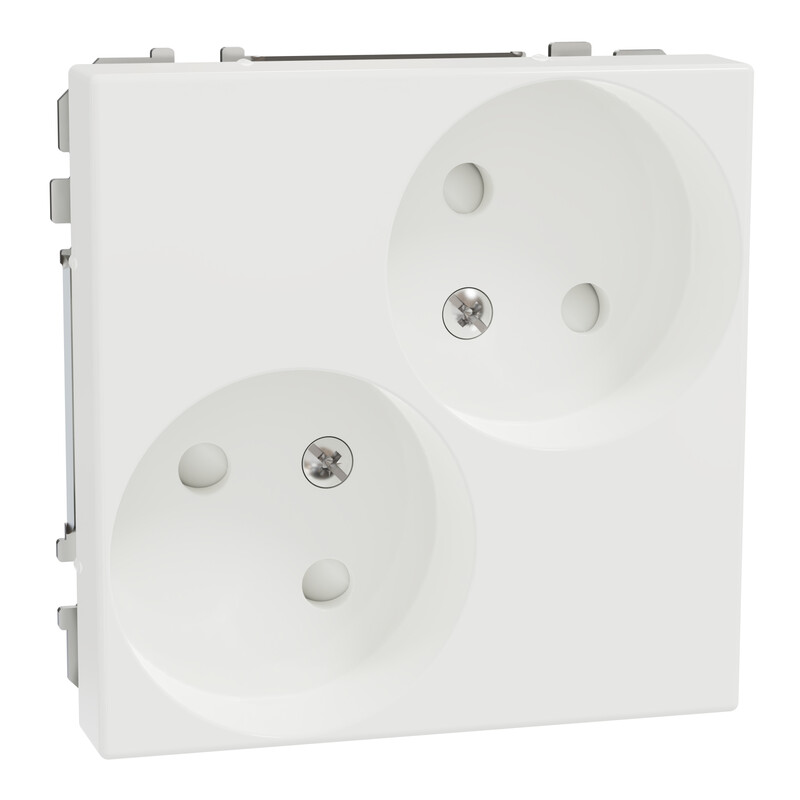 schneider electric Socket-outlet exxact 2n/16a/ip21 diag clamp white