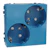 schneider electric Socket-outlet exxact 2s/16a/ip21 diag screw blue