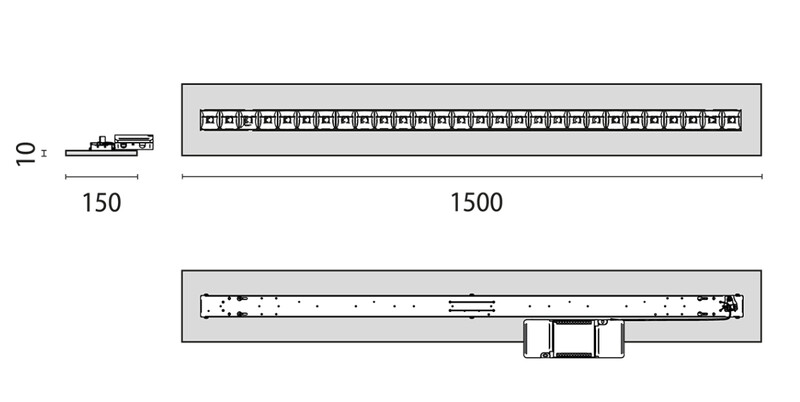 performance in lighting Flush mounted luminaire il flexiled 5il28s/a 840 h lb