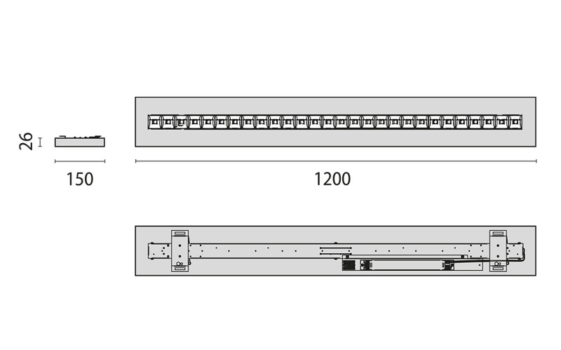 performance in lighting Pinta-asennusvalaisin flexiled 4sm30a/m840 wh lm da