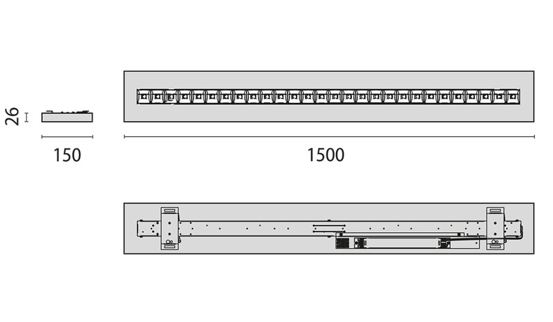 performance in lighting Pinta-asennusvalaisin flexiled 5sm37a/m840 wh lm da
