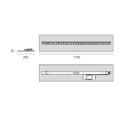 performance in lighting Flush mounted luminaire il flexiled 4il23s/a840 wh lb