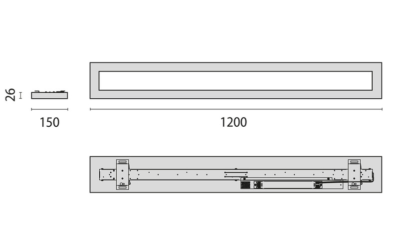 performance in lighting Påputs armatur flexiled 4sm17s/a840 wh op