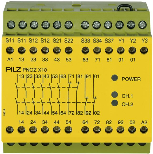 pilz Turvarele pilz pnoz x10 24vdc
