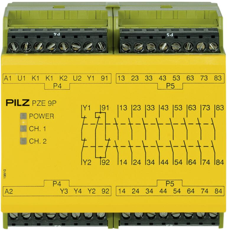 pilz Laajennusmoduuli pilz pze 9p 24vac/dc ruuvil laaj
