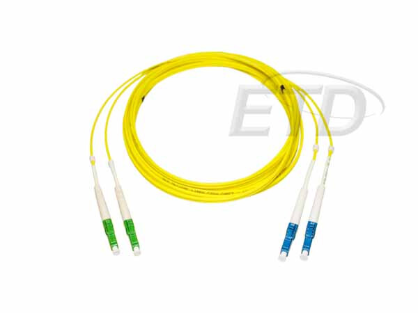 CONNECTING CABLE-FIBRE DUPLEX LC/APC - LC/UPC SM 2M
