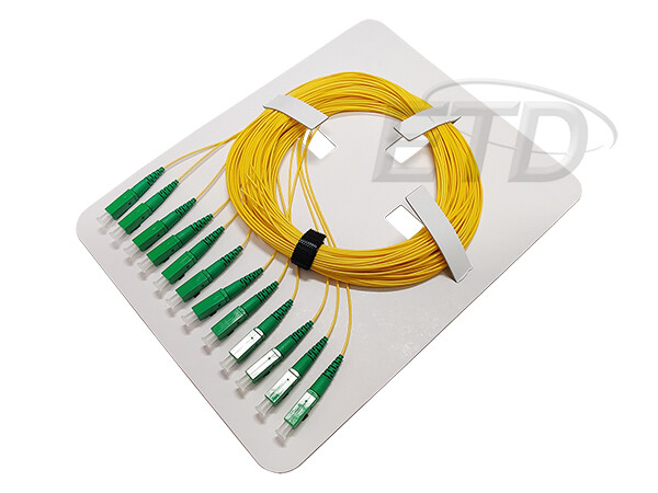 etd Pig tail -fibre 12 x lc/apc sm 2m pigtail set