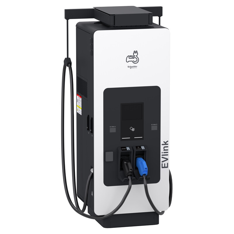 schneider electric Laddstation pro dc 120kw dc,ccs+cha, kortterminal