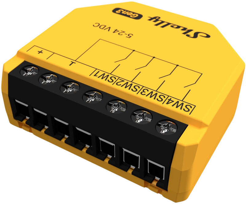 WIFI INPUT MODULE SHELLY I4 DC GEN3