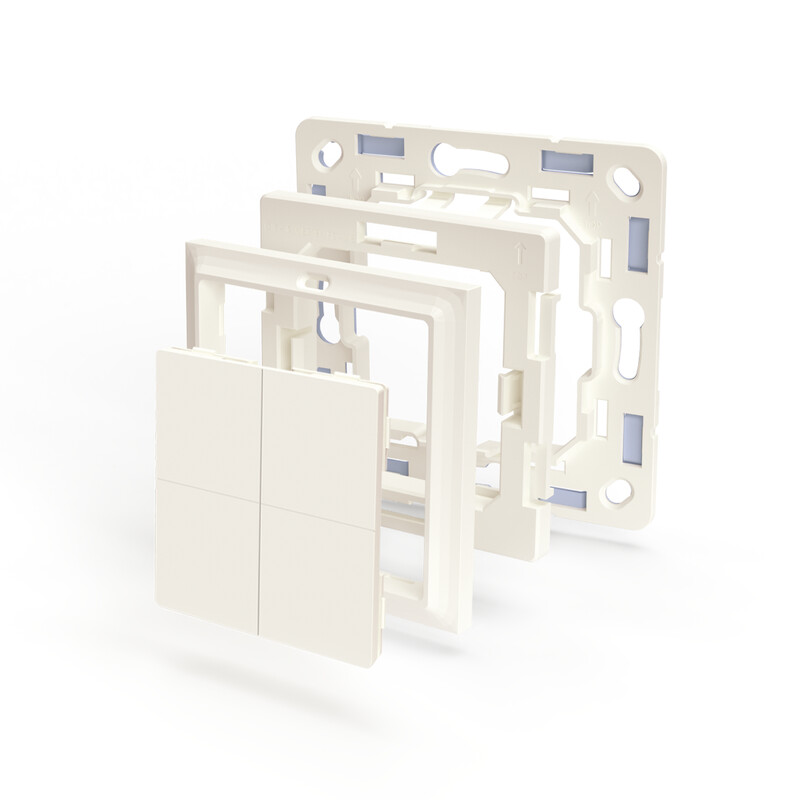 WALL SWITCH SHELLY ADAPTER GIRA/MERTEN/EXXACT