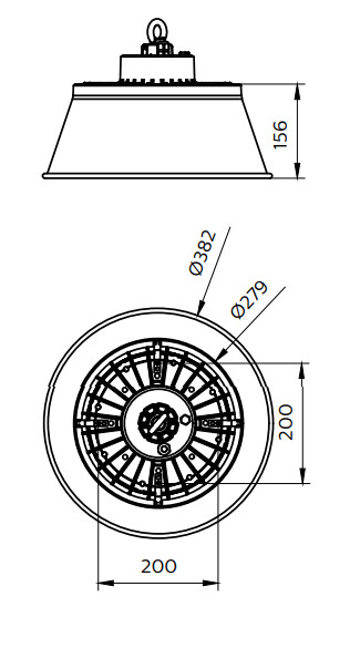 philips Mekaaninen lisätarvike ledinaire by020z g2 alu