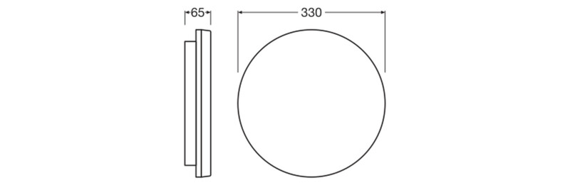 ledvance Pinta-asennusvalaisin surface pfm ip54 flrd 330 19w cct ml s