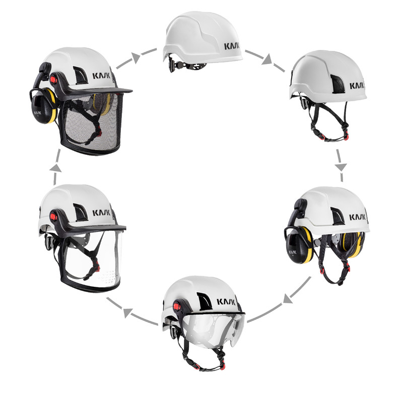 kask Visor zen visor kit smoke en166 ft. 2c-1.2 1 ft. bulk