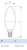 philips Kronljuslampa e14 827 250lm 25w=2.8w b35 fr