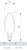 philips Kronljuslampa e14 827 806lm 60w=6.5w b35 fr