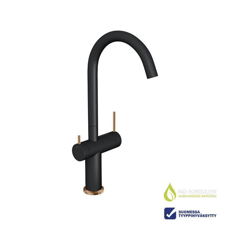 KITCHEN MIXER LAPETEK ROUNDPIN-A, BL/COPPER+DISHWASH