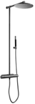 SHOWER TAPWELL TVM300 BRUSHED BLACK CHROME