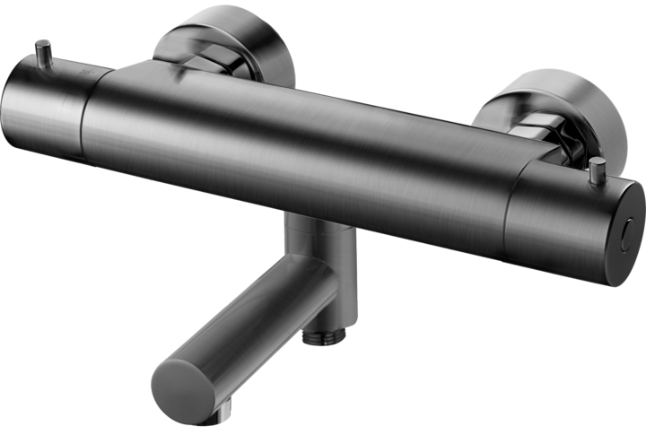 SHOWER- AND BATHTAP TAPWELL EVM022 BRUSHED BLACK CHROME