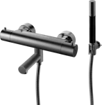 SHOWER- AND BATHTAP TAPWELL EVM026 BRUSHED BLACK CHROME