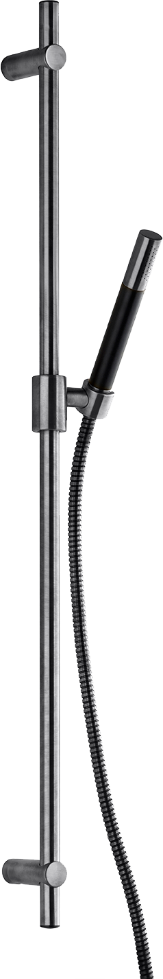 tapwell Duschset tapwell zsal300 brushed black chrome