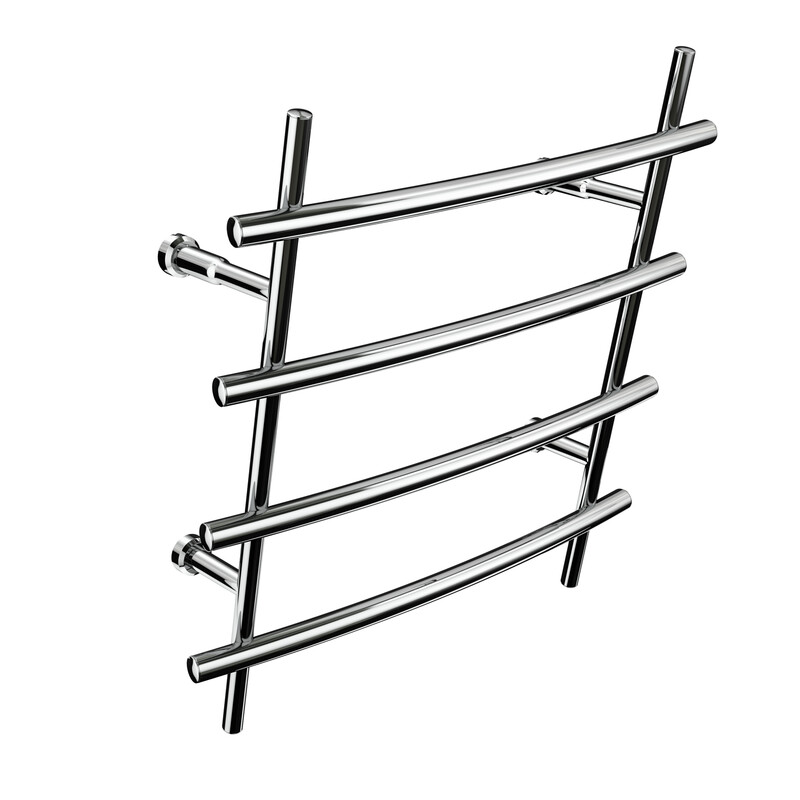 rej design Electr.towel dryer rej bamboo e quartet rt chrome