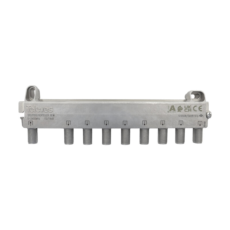 DISTRIBUTOR 8X 14-15DB, 5-2400MHZ, DC
