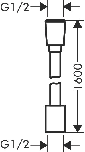 hansgrohe Duschslangar hansgrohe 28250210 design pla 160cm hiek
