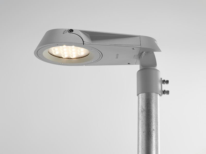 hide-a-lite Pole mount. lumin. sharp post ip65 3000lm 31w 3/4k asym gr