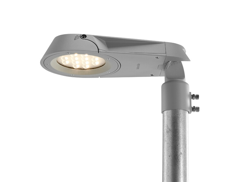 STOLPARMATUR SHARP POST IP65 3000LM 31W 3/4K ASYM GR